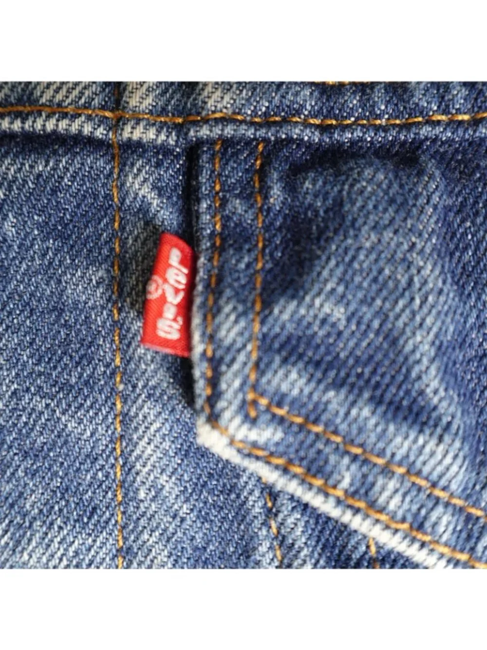 Levi's Jacket Large Blue Denim Trucker Type 3 71506 Vintage